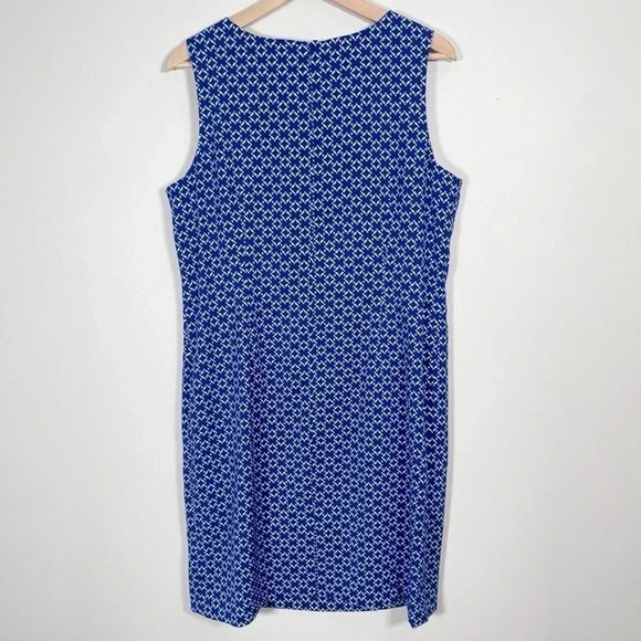 🌟✨2 for $20  ✨🌟 MARIO SERRANI | BLUE SLEEVELESS SHIFT DRESS - Picture 12 of 12